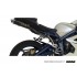 AUSPUFF ABE MSR SCHALLDÄMPFER MOTORRAD TRIUMPH DAYTONA 675 2009/12 +KENNZEICHENHALTER